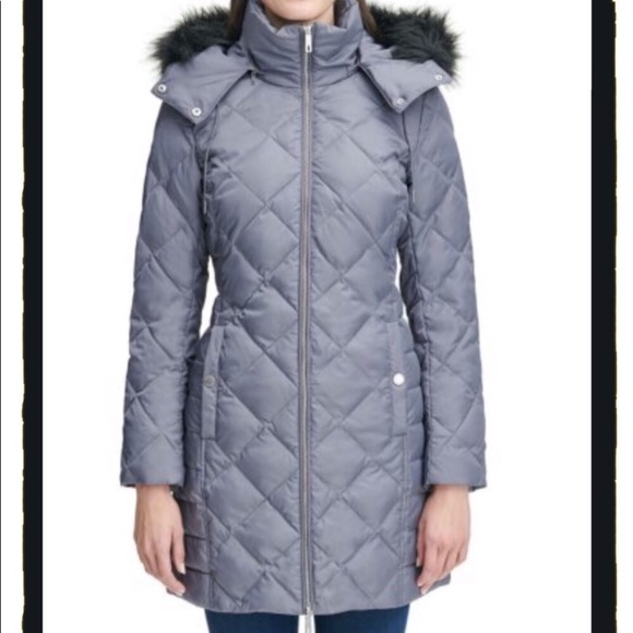💥 Kenneth Cole Reaction Down Filled Puffer Coat - Picture 7 of 8